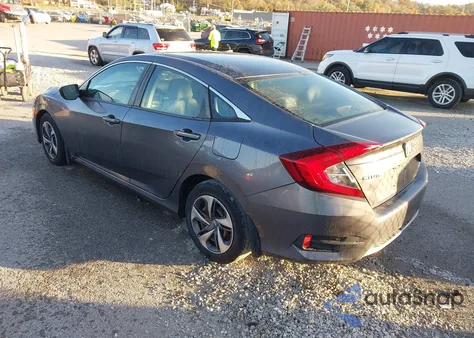 2019 Honda Civic Lx from USA, damaged, VIN 19XFC2F60KE027797